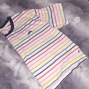 Vans crop striped tee
